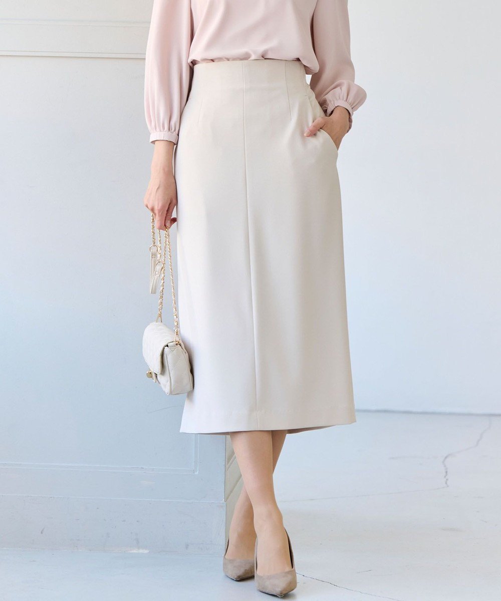 【組曲/KUMIKYOKU】の【KUMIKYOKU NAVY】コンフォータブルアムンゼン タイトスカート 人気、トレンドファッション・服の通販 founy(ファニー) 　ファッション　Fashion　レディースファッション　Fashion for Women　スカート　Skirts　ギャザー　Gathered, Ruffled　コレクション　Collection, Seasonal Line　ジャケット　Jacket, Outerwear　ジョーゼット　Georgette, Semi-Sheer Fabric　タイトスカート　Pencil Skirt, Tight Skirt　フォルム　Silhouette, Form　フォーマル　Formal, Dressy　A/W・秋冬　Autumn/Winter　2022年　2022　S/S・春夏　SS, Spring/Summer, Warm Season　2022-2023秋冬・A/W　Autumn/Winter 2022–23 AW22–23　夏　Summer　エレガント 上品　Elegant　結婚式　Wedding　 other-1|ID: prp329100004541501 ipo3291000000033642390