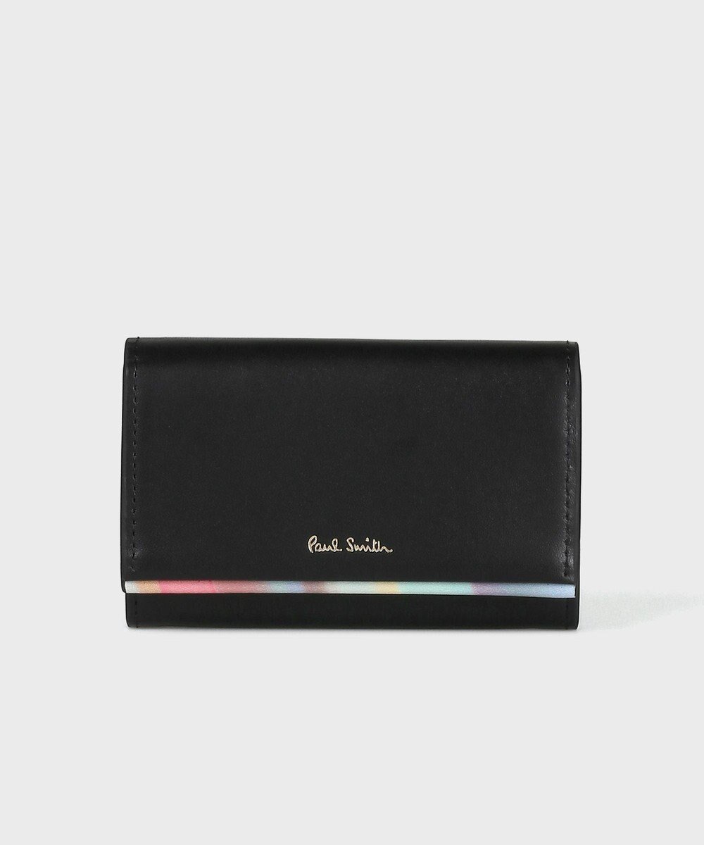 【ポール スミス/Paul Smith】のスプレースワールトリム 名刺入れ インテリア・キッズ・メンズ・レディースファッション・服の通販 founy(ファニー) 　ファッション　Fashion　レディースファッション　Fashion for Women　ミニ財布・二つ折り財布　Wallets & Card Cases　カードケース/名刺入れ　Card Holders & Business Cases　財布　Wallet, Purse　プリント　Print, Printed Pattern　ポケット　Pocket, Pocket Detail　ブラック|ID: prp329100004541510 ipo3291000000033250094