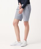 【23区 ゴルフ/NIJYUSANKU GOLF】の【WOMEN】ストライプ柄 ショートパンツ ブルー系2|ID: prp329100004541511 ipo3291000000032087894