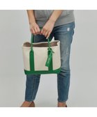 【アンビリオン/UNBILLION】のcachecache パーテーションキャンバストートバッグ グリーン|ID: prp329100004541513 ipo3291000000034259909