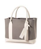 【アンビリオン/UNBILLION】のcachecache パーテーションキャンバストートバッグ グレーアイボリー|ID: prp329100004541513 ipo3291000000034259911