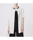【アイシービー/iCB】の【接触冷感・UVケア・速乾・洗える】BackSatinAmunzen バンドカラーチュニックブラウス オフホワイト系|ID: prp329100004541520 ipo3291000000032087965