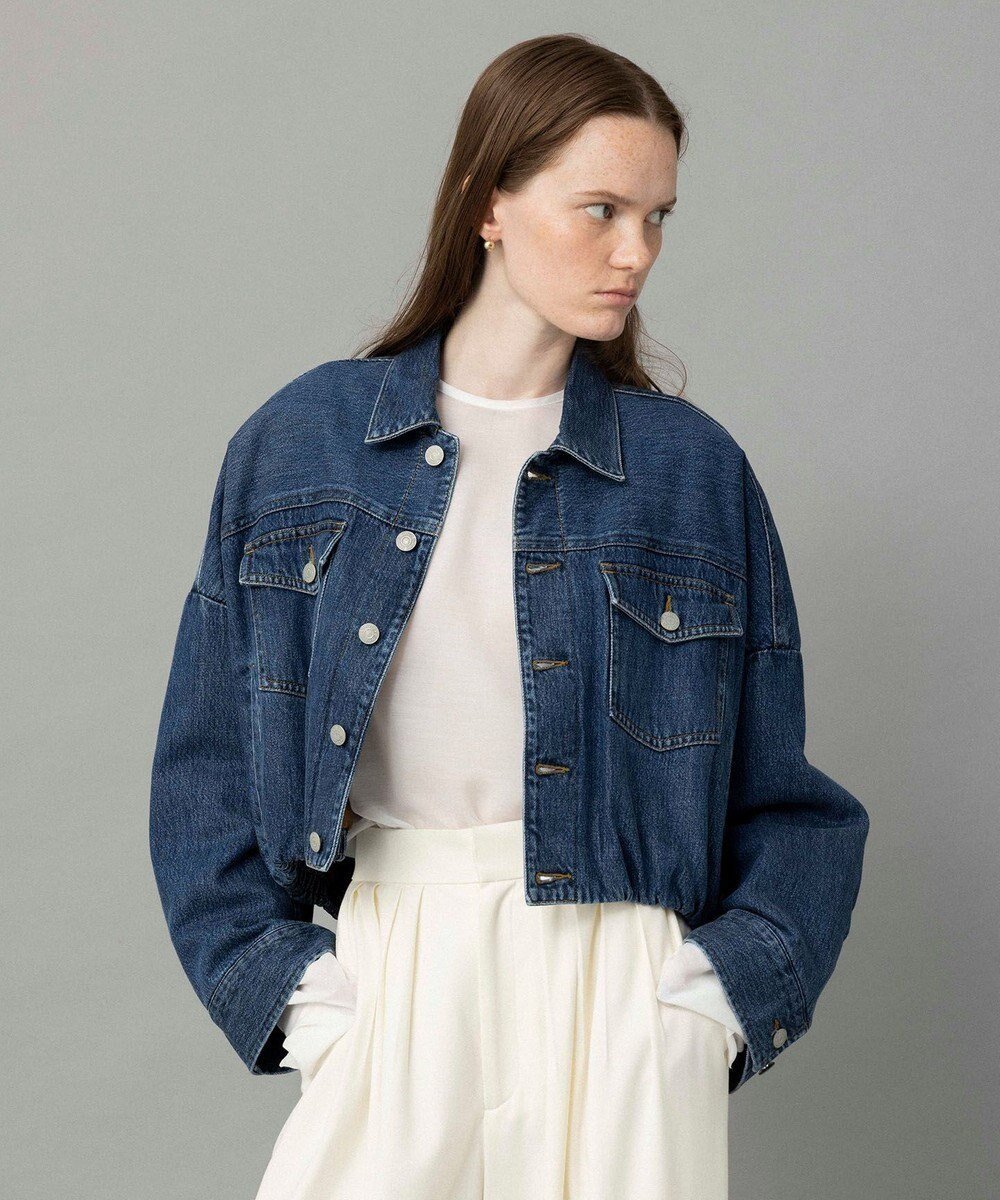 【ネイヴ/NAVE】の【ReNAVE・洗える/中綿】ライトデニム ブルゾン 人気、トレンドファッション・服の通販 founy(ファニー) 　ファッション　Fashion　レディースファッション　Fashion for Women　アウター　Coat / Outerwear Collection　レディースジャケット・軽アウター　Jackets　ブルゾンジャケット・スポーティアウター　Blouson Jackets　デニムジャケット / カジュアルアウター　Denim Jackets　洗える　Machine Washable　キルティング　Quilted, Quilting　ギャザー　Gathered, Ruffled　クロップド　Cropped, Short Length　ジャケット　Jacket, Outerwear　セットアップ　Set-Up, Coordinated Outfit　デニム　Denim, Jeans Material　ブルゾン　Blouson, Bomber Jacket　A/W・秋冬　Autumn/Winter　 other-1|ID: prp329100004541522 ipo3291000000035791378