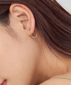 【フィービィー/phoebe】の【K10】ツイストフープイヤリング ゴールド|ID: prp329100004541524 ipo3291000000032088000
