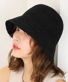 【ティアクラッセ/Tiaclasse】のラフィアバケットハット ブラック|ID: prp329100004541533 ipo3291000000034275872