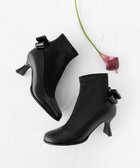 【トッカ/TOCCA】のBACK RIBBON SHORTBOOTS ショートブーツ ブラック系|ID: prp329100004541540 ipo3291000000032686550