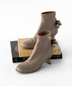 【トッカ/TOCCA】のBACK RIBBON SHORTBOOTS ショートブーツ ベージュ系|ID: prp329100004541540 ipo3291000000032686551