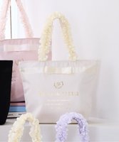 【メゾンドフルール/Maison de FLEUR】のブランドロゴフリルハンドルトートMバッグ 人気、トレンドファッション・服の通販 founy(ファニー) ファッション Fashion レディースファッション WOMEN バッグ Bag アンティーク Antique サテン Satin ストライプ Stripe フェミニン Feminine フラワー Flower フロント Front プリント Print ポケット Pocket リボン Ribbon エレガント 上品 Elegant ビジネス 仕事 通勤 Business |ID:prp329100004541545