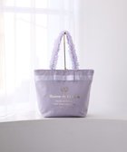 【メゾンドフルール/Maison de FLEUR】のブランドロゴフリルハンドルトートMバッグ 人気、トレンドファッション・服の通販 founy(ファニー) ファッション Fashion レディースファッション WOMEN バッグ Bag アンティーク Antique サテン Satin ストライプ Stripe フェミニン Feminine フラワー Flower フロント Front プリント Print ポケット Pocket リボン Ribbon エレガント 上品 Elegant ビジネス 仕事 通勤 Business thumbnail Lilac|ID: prp329100004541545 ipo3291000000032270790