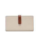 【スタイルコード/STYLE CODE】の【PADMA/パドマ】ベルトデザイン シュリンクレザー薄マチ長財布 アイボリー|ID: prp329100004541551 ipo3291000000032088155
