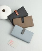 【スタイルコード/STYLE CODE】の【PADMA/パドマ】ベルトデザイン シュリンクレザー薄マチ長財布 ブルーグレー|ID: prp329100004541551 ipo3291000000032088156