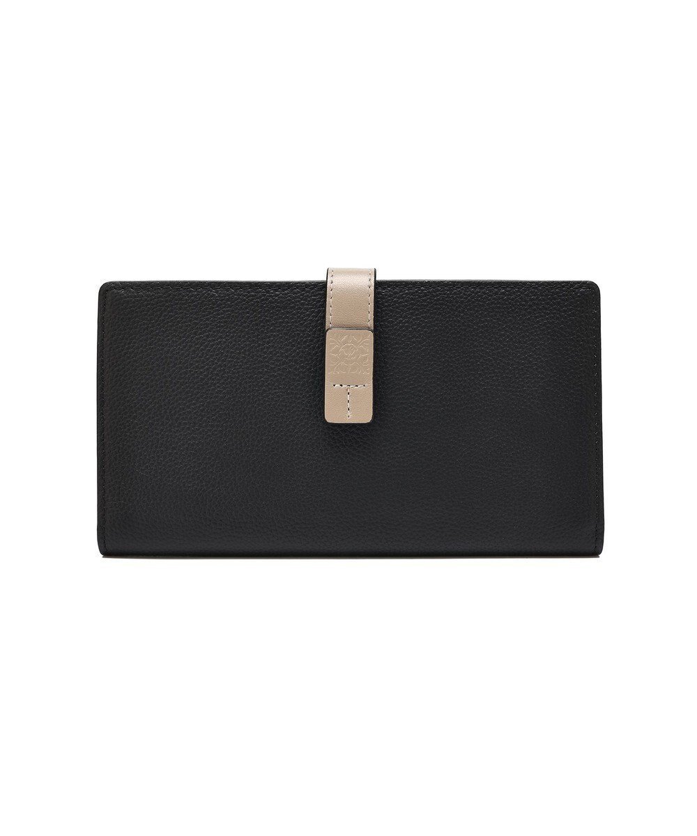 【スタイルコード/STYLE CODE】の【PADMA/パドマ】ベルトデザイン シュリンクレザー薄マチ長財布 インテリア・キッズ・メンズ・レディースファッション・服の通販 founy(ファニー) 　ファッション　Fashion　レディースファッション　WOMEN　財布　Wallets　ベルト　Belts　軽量　Lightweight　シンプル　Simple　スタイリッシュ　Stylish　財布　Wallet　ポケット　Pocket　おすすめ　Recommend　エレガント 上品　Elegant　ギフト プレゼント　Gift Present　ブラック×グレージュ|ID: prp329100004541551 ipo3291000000032088163