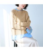 【アンフィーロ 自由区/UNFILO】の【洗える】カシミヤブレンド オフネックニット ベージュ|ID: prp329100004541553 ipo3291000000032088170