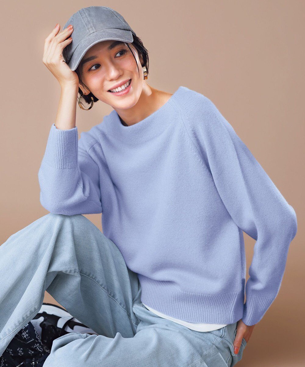 【アンフィーロ 自由区/UNFILO】の【洗える】カシミヤブレンド オフネックニット インテリア・キッズ・メンズ・レディースファッション・服の通販 founy(ファニー) 　ファッション　Fashion　レディースファッション　Ladies' Fashion Online　トップス・カットソー　Tops/Tshirt　ニット　Knit Tops　カシミヤ　Cashmere　ショルダー　Shoulder　セーター　Sweater　ドロップ　Drop　洗える　Washable　A/W・秋冬　Aw・Autumn/Winter・Fw・Fall-Winter　サックス|ID: prp329100004541553 ipo3291000000032088173