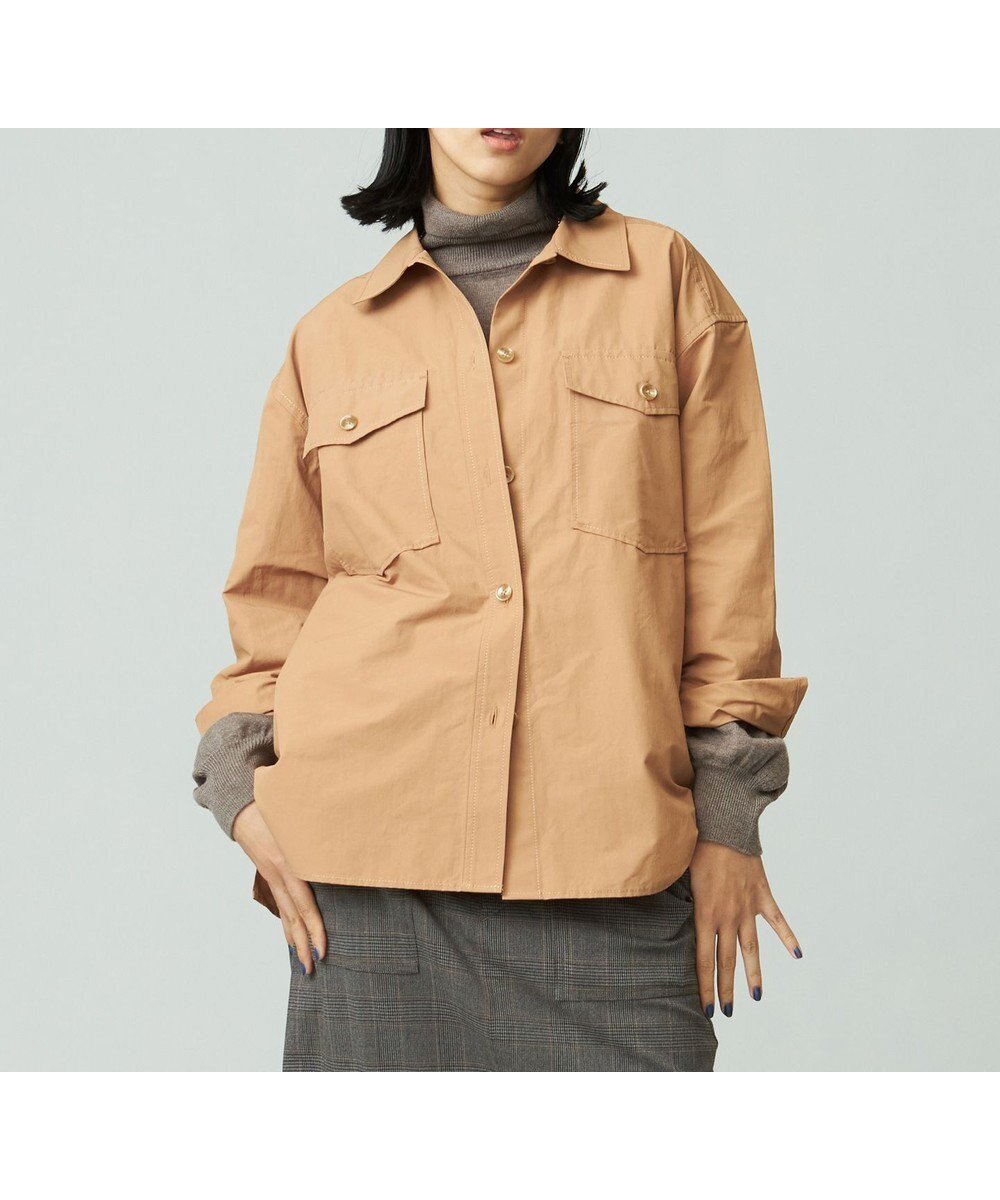 【ジェイプレスヨークストリート/J.PRESS YORK STREET】の【WOMEN】ミリタリーシャツジャケット 人気、トレンドファッション・服の通販 founy(ファニー) 　ファッション　Fashion　レディースファッション　WOMEN　アウター　Coat Outerwear　ジャケット　Jackets　おすすめ　Recommend　インナー　Inner　ショート　Short　ジャケット　Jacket　タートルネック　Turtleneck　プリント　Print　ポケット　Pocket　秋　Autumn/Fall　A/W・秋冬　Aw・Autumn/Winter・Fw・Fall-Winter　 other-1|ID: prp329100004541555 ipo3291000000032088183