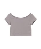 【チャコット/Chacott】のショートトップ 人気、トレンドファッション・服の通販 founy(ファニー) ファッション Fashion レディースファッション Ladies' Fashion Online トップス・カットソー Tops/Tshirt ショート Short ストレッチ Stretch 夏 Summer thumbnail アッシュグレー|ID: prp329100004541566 ipo3291000000032582555