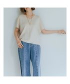【イェッカ ヴェッカ/YECCA VECCA】のVネックドルマンニット Ivory|ID: prp329100004541629 ipo3291000000032088681