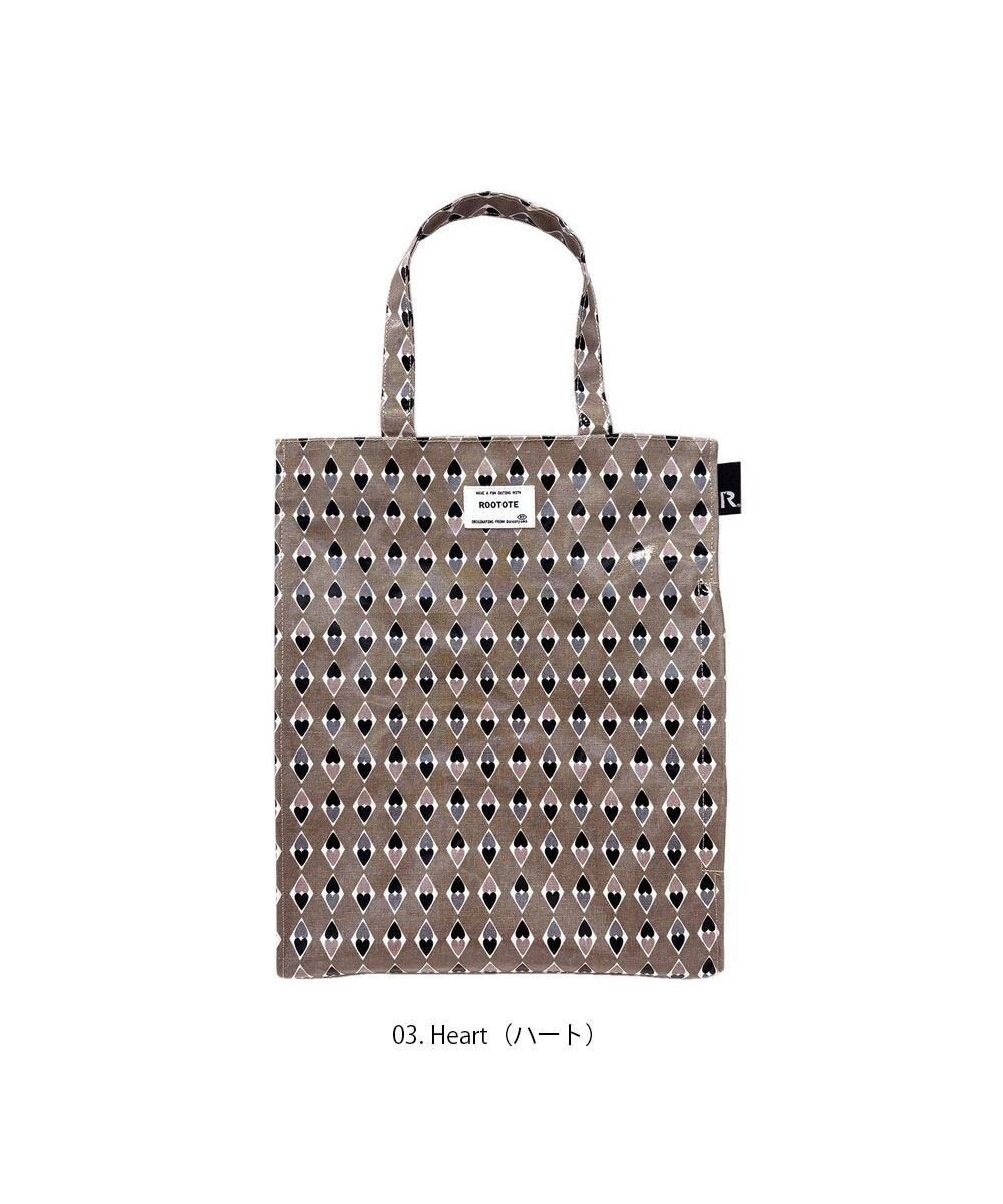 【ルートート/ROOTOTE】の1020【ラミネート加工A4収納】EU.A4アーキャトル.ラミネート-P インテリア・キッズ・メンズ・レディースファッション・服の通販 founy(ファニー) 　ファッション　Fashion　レディースファッション　WOMEN　バッグ　Bag　カメラ　Camera　雑誌　Magazine　ドット　Dot　プリント　Print　ポケット　Pocket　マグネット　Magnet　モチーフ　Motif　ランダム　Random　おすすめ　Recommend　NEW・新作・新着・新入荷　New Arrivals　ビジネス 仕事 通勤　Business　03:ハート|ID: prp329100004541632 ipo3291000000032088750