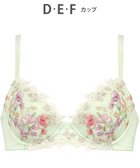 【ウィング/Wing】のブラジャー Wing Lesiage ふっくらまる胸メイク やさしいフィット感 【2920シリーズ】 パッド有 ブラ PB2920 ウイング/ワコール グリーン|ID: prp329100004541654 ipo3291000000032661535