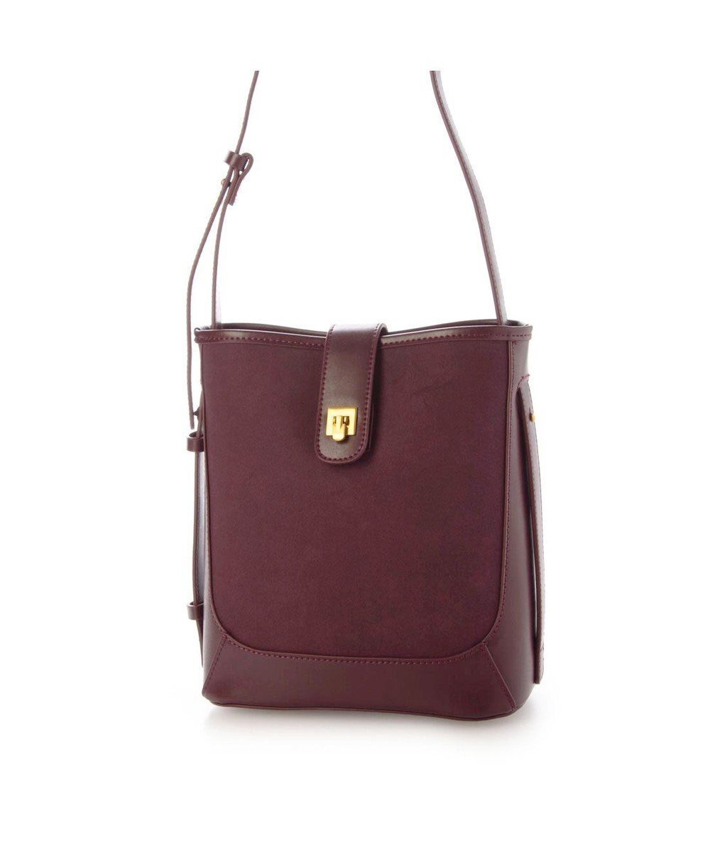 【アンビリオン/UNBILLION】のカシュカシュ cachecache / スエード調×スムースおこし金具ショルダーバッグ インテリア・キッズ・メンズ・レディースファッション・服の通販 founy(ファニー) ファッション Fashion レディースファッション Fashion for Women バッグ Bags カラフル Colorful Design クラシック Classic, Timeless Style ショルダー Shoulder, Shoulder Strap ハンド Hand, Handmade ポーチ Pouch, Small Case ミックス Mix, Mixed Style モチーフ Motif, Design Theme 再入荷 Restock / Back in Stock ワイン|ID: prp329100004541669 ipo3291000000033631758