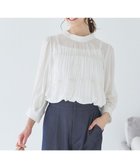 【エニィ スィス/any SiS】の【洗える】シャーリングシアー ブラウス アイボリー|ID: prp329100004541672 ipo3291000000032575344