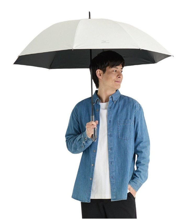 【ムーンバット/MOONBAT】の【大きめ】MIZUNO メンズ 晴雨兼用日傘 長傘 RBロゴ 遮光 遮熱 UV ユニセックス インテリア・キッズ・メンズ・レディースファッション・服の通販 founy(ファニー) https://founy.com/ ファッション Fashion レディースファッション WOMEN 傘 / レイングッズ Umbrellas/Rainwear シンプル Simple スポーツ Sports メンズ Mens ワンポイント One Point 傘 Umbrella 日傘 Parasol 無地 Plain Color |ID: prp329100004541718 ipo3291000000032089352