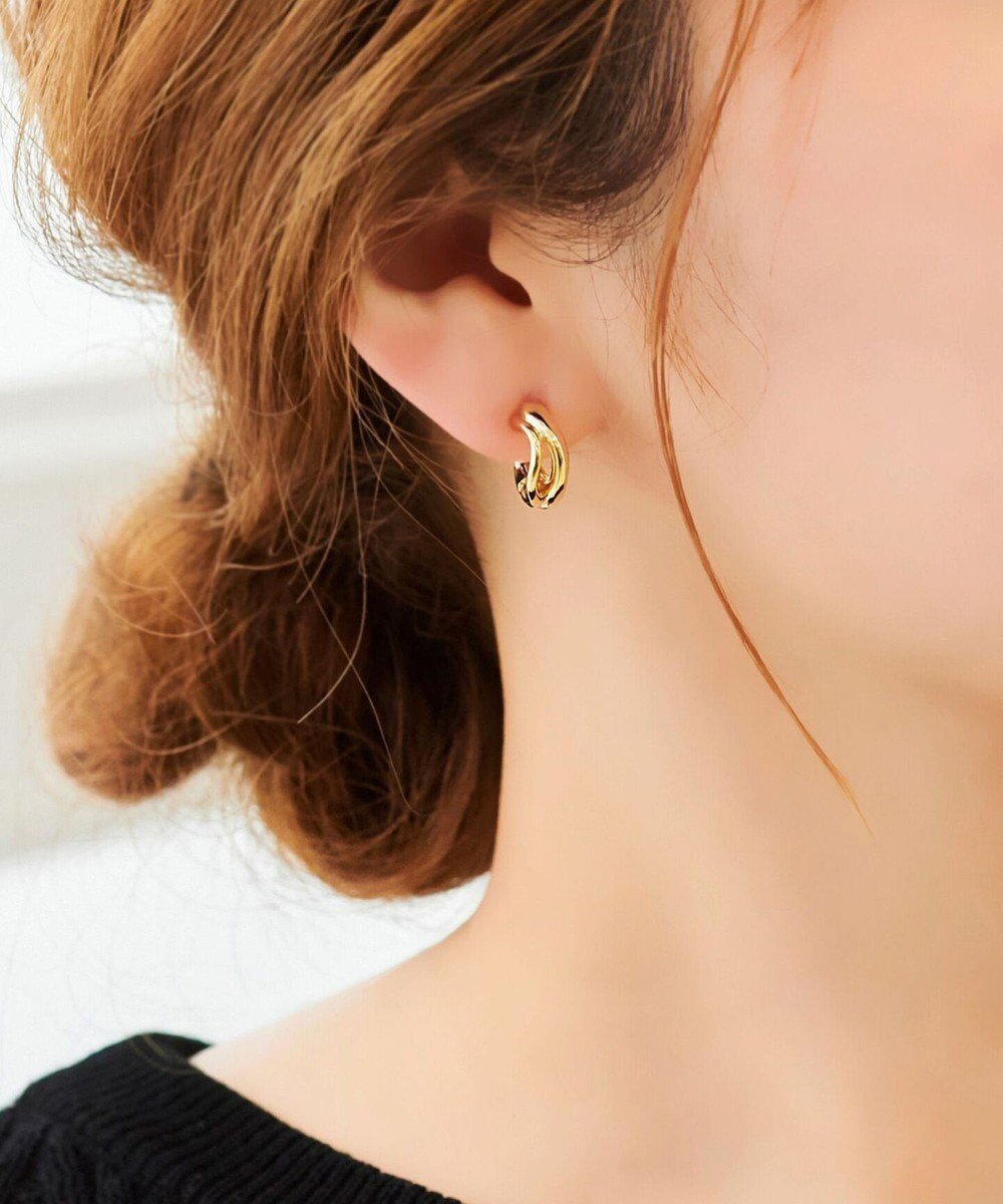 【フィービィー/phoebe】のウェーブスナップイヤリング ゴールド 人気、トレンドファッション・服の通販 founy(ファニー) 　ファッション　Fashion　レディースファッション　WOMEN　ジュエリー　Jewelry　リング　Rings　イヤリング　Earrings　おすすめ　Recommend　アクセサリー　Accessories　イヤリング　Earrings　イヤーカフ　Ear Cuff　ウェーブ　Wave　シルバー　Silver　 other-1|ID: prp329100004541720 ipo3291000000032247108