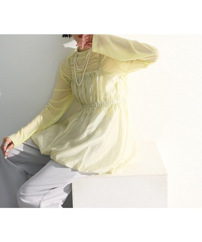 【グリーンパークス/Green Parks】のバルーンキャミビスチェ インテリア・キッズ・メンズ・レディースファッション・服の通販 founy(ファニー) https://founy.com/ ファッション Fashion レディースファッション WOMEN アウター Coat Outerwear トップス・カットソー Tops/Tshirt キャミソール / ノースリーブ No Sleeves ベスト/ジレ Gilets/Vests ビスチェ Bustier おすすめ Recommend ギャザー Gather シアー Sheer チュール Tulle バルーン Balloon フィット Fit フェミニン Feminine フレア Flare ベスト Vest ポケット Pocket 夏 Summer 春 Spring S/S・春夏 Ss・Spring/Summer |ID: prp329100004541729 ipo3291000000032089426