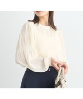 【アースミュージックアンドエコロジー/earth music&ecology】のマジョリカプリーツブラウス 人気、トレンドファッション・服の通販 founy(ファニー) ファッション Fashion レディースファッション WOMEN トップス・カットソー Tops/Tshirt シャツ/ブラウス Shirts/Blouses シアー Sheer シフォン Chiffon デコルテ Decolletage フレア Flare プリーツ Pleats ポケット Pocket 人気 Popularity 夏 Summer 定番 Standard 春 Spring S/S・春夏 Ss・Spring/Summer |ID:prp329100004541770