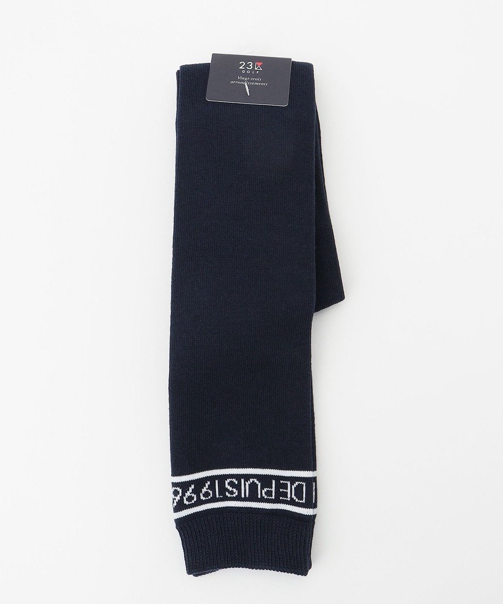 【23区 ゴルフ/NIJYUSANKU GOLF】の【WOMEN】ロゴ ニーハイソックス インテリア・キッズ・メンズ・レディースファッション・服の通販 founy(ファニー) 　ファッション　Fashion　レディースファッション　WOMEN　ソックス　Socks　レッグウェア　Legwear　クッション　Cushion　ソックス　Socks　ベーシック　Basic　抗菌　Antibacterial　ネイビー系|ID: prp329100004541782 ipo3291000000032274521