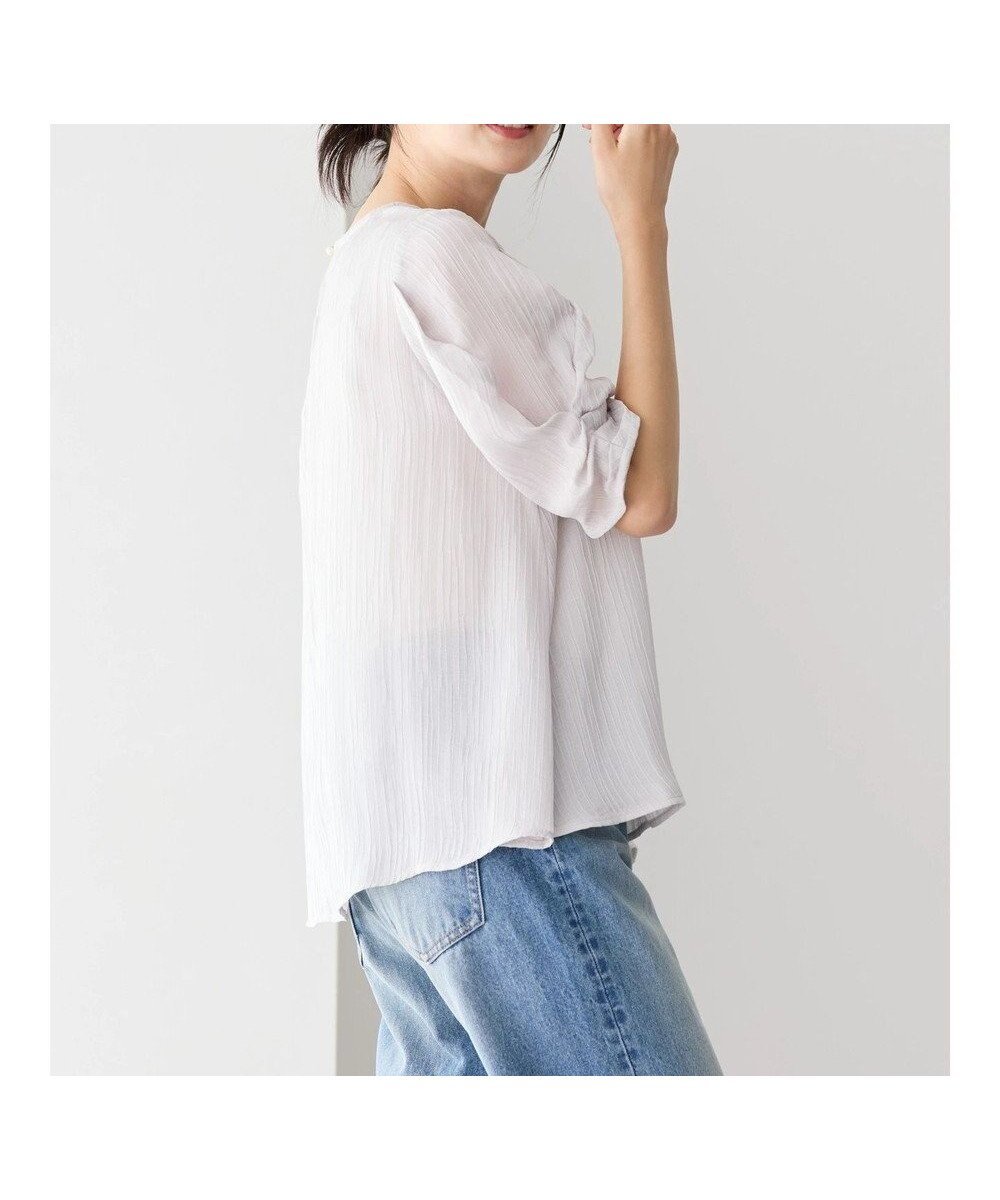 【アメリカンホリック/AMERICAN HOLIC】の袖コンシャスブラウス 人気、トレンドファッション・服の通販 founy(ファニー) ファッション Fashion レディースファッション Fashion for Women トップス・カットソー Cut & Sew Tops シャツ・ブラウス・オフィスカジュアル Elegant Blouses & Button-Ups コンシャス Conscious, Bodycon ドレープ Drape, Draping Fabric ポケット Pocket, Pocket Detail A/W・秋冬 Autumn/Winter other-1|ID: prp329100004541816 ipo3291000000033684330