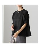 【アメリカンホリック/AMERICAN HOLIC】の袖コンシャスブラウス 人気、トレンドファッション・服の通販 founy(ファニー) ファッション Fashion レディースファッション Fashion for Women トップス・カットソー Cut & Sew Tops シャツ・ブラウス・オフィスカジュアル Elegant Blouses & Button-Ups コンシャス Conscious, Bodycon ドレープ Drape, Draping Fabric ポケット Pocket, Pocket Detail A/W・秋冬 Autumn/Winter thumbnail Black|ID: prp329100004541816 ipo3291000000033684332