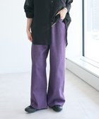 【クラフトスタンダードブティック/CRAFT STANDARD BOUTIQUE】のホックワイドパンツ Purple|ID: prp329100004541819 ipo3291000000032090134