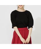 【エニィ スィス/any SiS】の【接触冷感・UVケア】着映えタックスリーブ カットソー ブラック|ID: prp329100004541931 ipo3291000000034295476