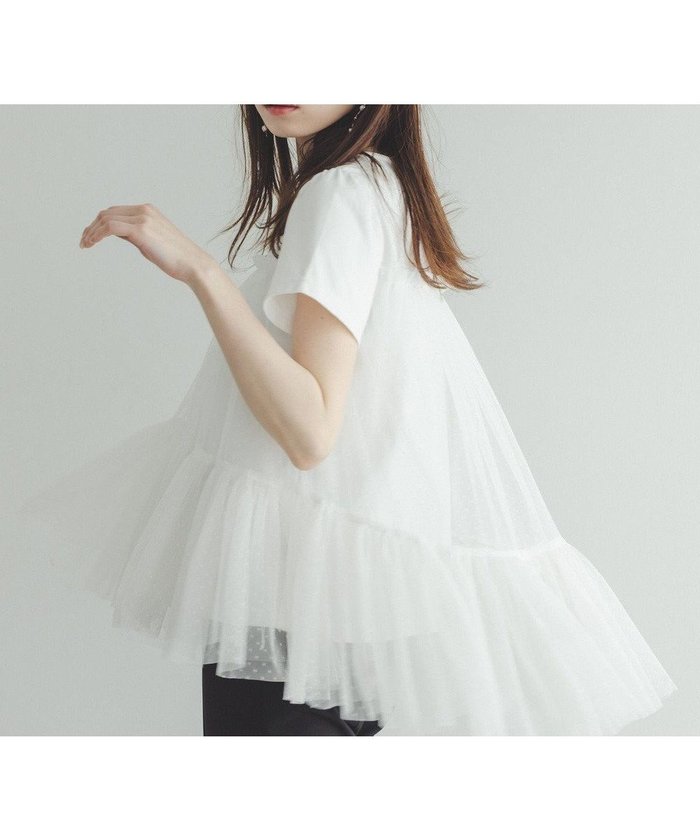 【トッカ/TOCCA】の【UVカット・消臭】PLAY PARACHUTE Tシャツ インテリア・キッズ・メンズ・レディースファッション・服の通販 founy(ファニー) https://founy.com/ ファッション Fashion レディースファッション Fashion for Women トップス・カットソー Cut & Sew Tops シャツ・ブラウス・オフィスカジュアル Elegant Blouses & Button-Ups ロングTシャツ・Tシャツ Longline T-Shirts & Tees カットソー・ベーシックTシャツ Cut-and-Sewn Tops / Stretch Tees & Basics カットソー Cut and Sewn Top ストレッチ Stretch, Stretchy Fabric チュール Tulip, Tulip Motif ドット Polka Dot, Dot Pattern フィット Fit, Slim Fit フェミニン Feminine, Girly 夏 Summer 春 Spring S/S・春夏 SS, Spring/Summer, Warm Season |ID: prp329100004541944 ipo3291000000032090971