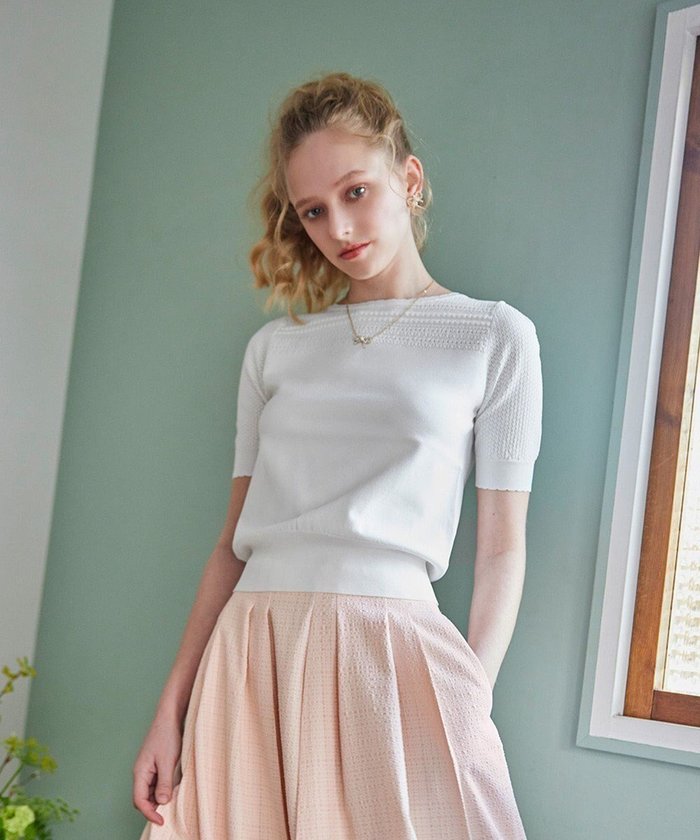 【トッカ/TOCCA】の【洗える】MIST KNIT ニットプルオーバー インテリア・キッズ・メンズ・レディースファッション・服の通販 founy(ファニー) https://founy.com/ ファッション Fashion レディースファッション Fashion for Women トップス・カットソー Cut & Sew Tops ニット Knit Tops & Sweaters カジュアルプルオーバー・ニットトップス Pullovers & Knit Tops / Casual Pullovers セーター Sweater, Knitwear 夏 Summer 春 Spring S/S・春夏 SS, Spring/Summer, Warm Season 洗える Machine Washable |ID: prp329100004541948 ipo3291000000032605687