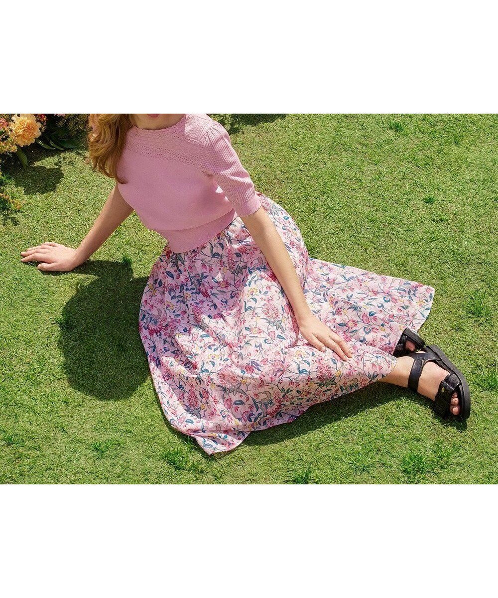 【トッカ/TOCCA】の【洗える・消臭】CHARM FIELD スカート インテリア・キッズ・メンズ・レディースファッション・服の通販 founy(ファニー) 　ファッション　Fashion　レディースファッション　Fashion for Women　スカート　Skirts　チャーム　Charm, Pendant　夏　Summer　春　Spring　S/S・春夏　SS, Spring/Summer, Warm Season　洗える　Machine Washable　ピンク系5|ID: prp329100004541950 ipo3291000000032729341