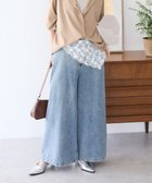 【クラフトスタンダードブティック/CRAFT STANDARD BOUTIQUE】のデニムタックパンツ Light Indigo|ID: prp329100004541957 ipo3291000000032729361