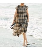 【自由区/JIYU-KU】の【カタログ掲載・洗える】シアーブライトチェック ワンピース ベージュ|ID: prp329100004541968 ipo3291000000032729372