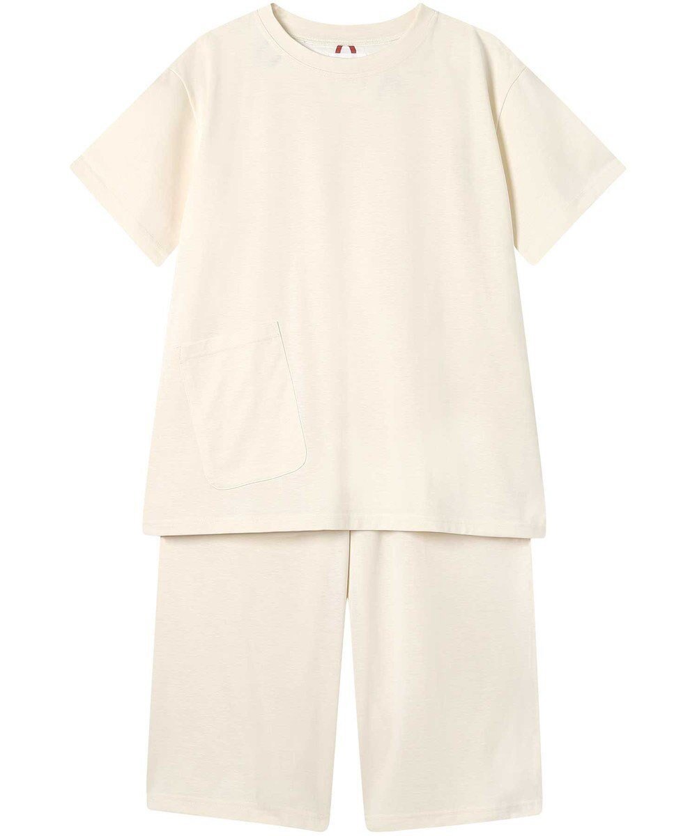 【ウンナナクール/une nana cool】の【綿100%】シルケット天竺半袖パジャマ MADE WITH LIBERTY FABRIC インテリア・キッズ・メンズ・レディースファッション・服の通販 founy(ファニー) 　ファッション　Fashion　レディースファッション　Fashion for Women　トップス・カットソー　Cut & Sew Tops　シルケット　Silket, Silky Cotton　パジャマ　Pajamas, Sleepwear　プリント　Print, Printed Pattern　ボトム　Bottoms, Lower Wear　ポケット　Pocket, Pocket Detail　半袖　Short Sleeve, Half Sleeve　おすすめ　Recommended / Our Picks　CR|ID: prp329100004541973 ipo3291000000032091132