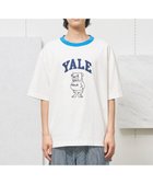 【ジェイプレスヨークストリート/J.PRESS YORK STREET】の【UNISEX】YALEアーチロゴ Tシャツ ホワイト系|ID: prp329100004541977 ipo3291000000032660485