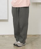 【ジェイプレスヨークストリート/J.PRESS YORK STREET】の【UNISEX】コットンリネンイージーストライプ パンツ グレー系1|ID: prp329100004541982 ipo3291000000032663593