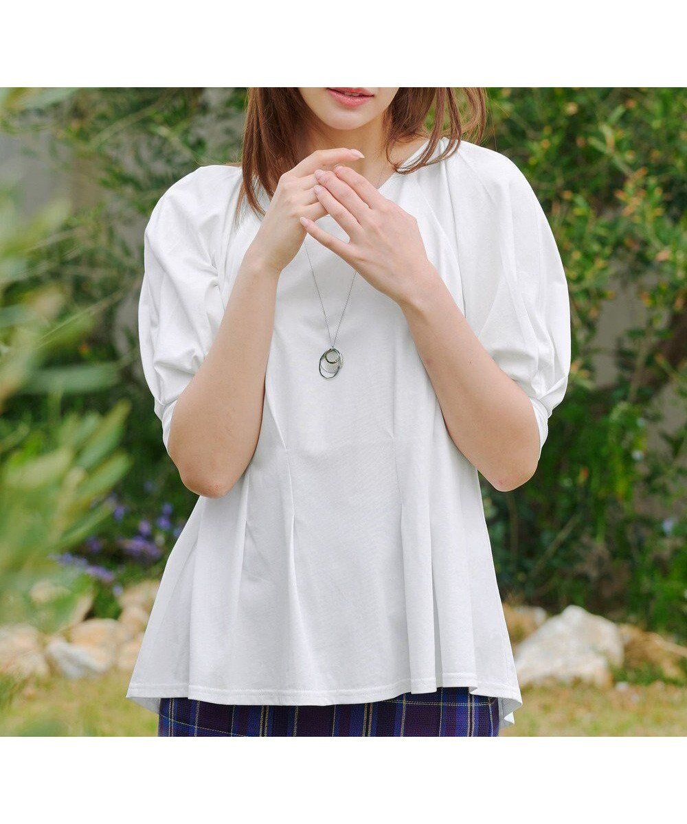 【ティアクラッセ/Tiaclasse】の【洗える】 ラグランスリーブトップス 人気、トレンドファッション・服の通販 founy(ファニー) 　ファッション　Fashion　レディースファッション　WOMEN　トップス・カットソー　Tops/Tshirt　シャツ/ブラウス　Shirts/Blouses　ロング / Tシャツ　T-Shirts　カットソー　Cut and Sewn　アクセサリー　Accessories　ウォッシャブル　Washable　春　Spring　洗える　Washable　カットソー　Cut And Sew　カーディガン　Cardigan　シンプル　Simple　スリーブ　Sleeve　チュニック　Tunic　トレンド　Trend　フェミニン　Feminine　フロント　Front　ヘムライン　Hemline　ラウンド　Round　S/S・春夏　Ss・Spring/Summer　再入荷　Restock/Back In Stock/Re Arrival　夏　Summer　エレガント 上品　Elegant　NEW・新作・新着・新入荷　New Arrivals　 other-1|ID: prp329100004541985 ipo3291000000032091211