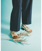 【ボントレ/BONTRE】の【BONTRE/ボントレ】ツイストローヒールサンダル/42751-VS 人気、トレンドファッション・服の通販 founy(ファニー) ファッション Fashion レディースファッション Fashion for Women インソール Shoe Insole 春 Spring サンダル Sandals, Summer Shoes シルバー Silver, Metallic Silver ツイスト Tweed, Tweed Fabric トレンド Trend, Trending Now フィット Fit, Slim Fit ラップ Wrap, Wrap Design S/S・春夏 SS, Spring/Summer, Warm Season 夏 Summer エレガント 上品 Elegant thumbnail ゴールド|ID: prp329100004541990 ipo3291000000033027603