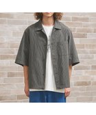 【ジェイプレスヨークストリート/J.PRESS YORK STREET】の【UNISEX】コットンリネンハーフスリーブシャツ ブルゾン グレー系1|ID: prp329100004542034 ipo3291000000032663478