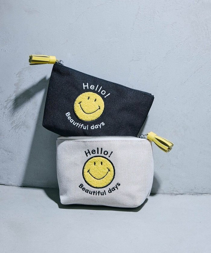 【トプカピ/TOPKAPI】の【Breath TOPKAPI】SMILE COLLECTION スマイル 刺繍 タッセルポーチ インテリア・キッズ・メンズ・レディースファッション・服の通販 founy(ファニー) https://founy.com/ ファッション Fashion レディースファッション Ladies' Fashion Online 財布 Wallets ポーチ Pouches キャンバス Canvas ポケット Pocket ポーチ Pouch 財布 Wallet |ID: prp329100004542232 ipo3291000000032586427
