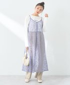 【アースミュージックアンドエコロジー/earth music&ecology】のチュールレースレイヤードキャミドレ 人気、トレンドファッション・服の通販 founy(ファニー) ファッション Fashion レディースファッション WOMEN ワンピース Dress おすすめ Recommend インナー Inner キャミソール Camisole ドレス Dress フラワー Flower フロント Front ポケット Pocket レース Race 今季 This Season A/W・秋冬 Aw・Autumn/Winter・Fw・Fall-Winter thumbnail Grayish Blue|ID: prp329100004542737 ipo3291000000032266638