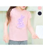【エニファム/any FAM / KIDS】のひんやりクール アップリケTシャツ 人気、トレンドファッション・服の通販 founy(ファニー) ファッション Fashion キッズファッション Fashion for Kids トップス・カットソー Cut & Sew Tops 春 Spring カットソー Cut and Sewn Top クール Cool, Chic チュール Tulip, Tulip Motif ドレス Dress, One-Piece フロント Front, Front Design ポケット Pocket, Pocket Detail モチーフ Motif, Design Theme ラベンダー Lavender S/S・春夏 SS, Spring/Summer, Warm Season 夏 Summer thumbnail ピンク(ウサギ)|ID: prp329100004542760 ipo3291000000032699314