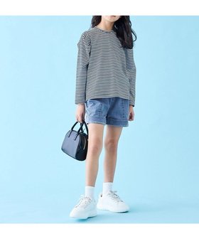 【アンフィーロ/UNFILO / KIDS】の【110-150cm】デニムショートパンツ 人気、トレンドファッション・服の通販 founy(ファニー) ファッション Fashion キッズファッション KIDS ボトムス Bottoms/Kids ストレッチ Stretch センター Center デニム Denim 洗える Washable A/W・秋冬 Aw・Autumn/Winter・Fw・Fall-Winter |ID:prp329100004542763