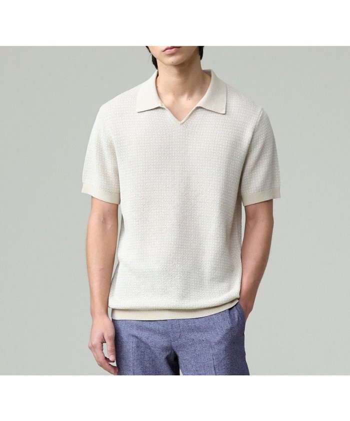 【ジェイ プレス/J.PRESS / MEN】の【HTBRID LINEN】スキッパーニット ポロシャツ インテリア・キッズ・メンズ・レディースファッション・服の通販 founy(ファニー) https://founy.com/ ファッション Fashion メンズファッション MEN トップス・カットソー Tops/Tshirt/Men ニット Knit Tops シャツ Shirts ポロシャツ Polo Shirts インナー Inner 春 Spring カットソー Cut And Sew グラデーション Gradation ジャケット Jacket スキッパー Skipper フィット Fit ポロシャツ Polo Shirt 無地 Plain Color リラックス Relax レギュラー Regular S/S・春夏 Ss・Spring/Summer おすすめ Recommend 夏 Summer |ID: prp329100004542795 ipo3291000000032100711